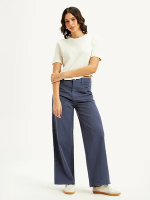Score Stylish Women's High Rise Wideleg Jeans!