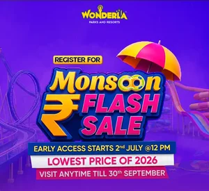 Grab Early Bird Tickets for Wonderla's Monsoon Flash Sale!