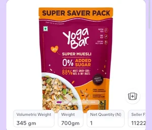 Grab Yogabar Super Muesli 700g for Just ₹141!